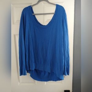 Lane Bryant 26/28 blue sweater top